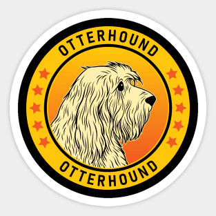 Otterhound Dog Portrait Sticker